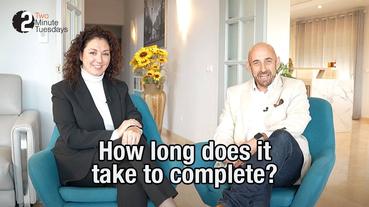 How long does it take to complete in Mijas Costa? | 2 Minute Tuesdays Ep1