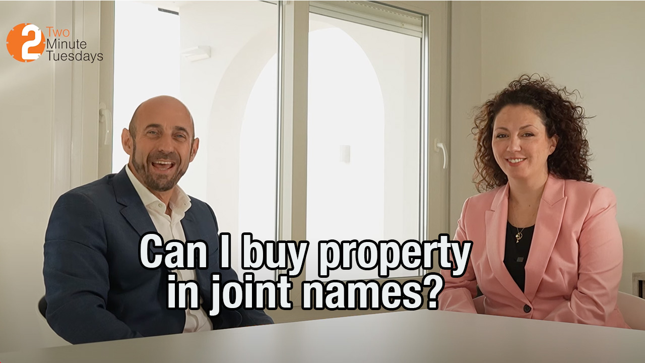Can I Buy my Mijas Costa Property in Joint Names? | 2 Minute Tuesdays Ep13