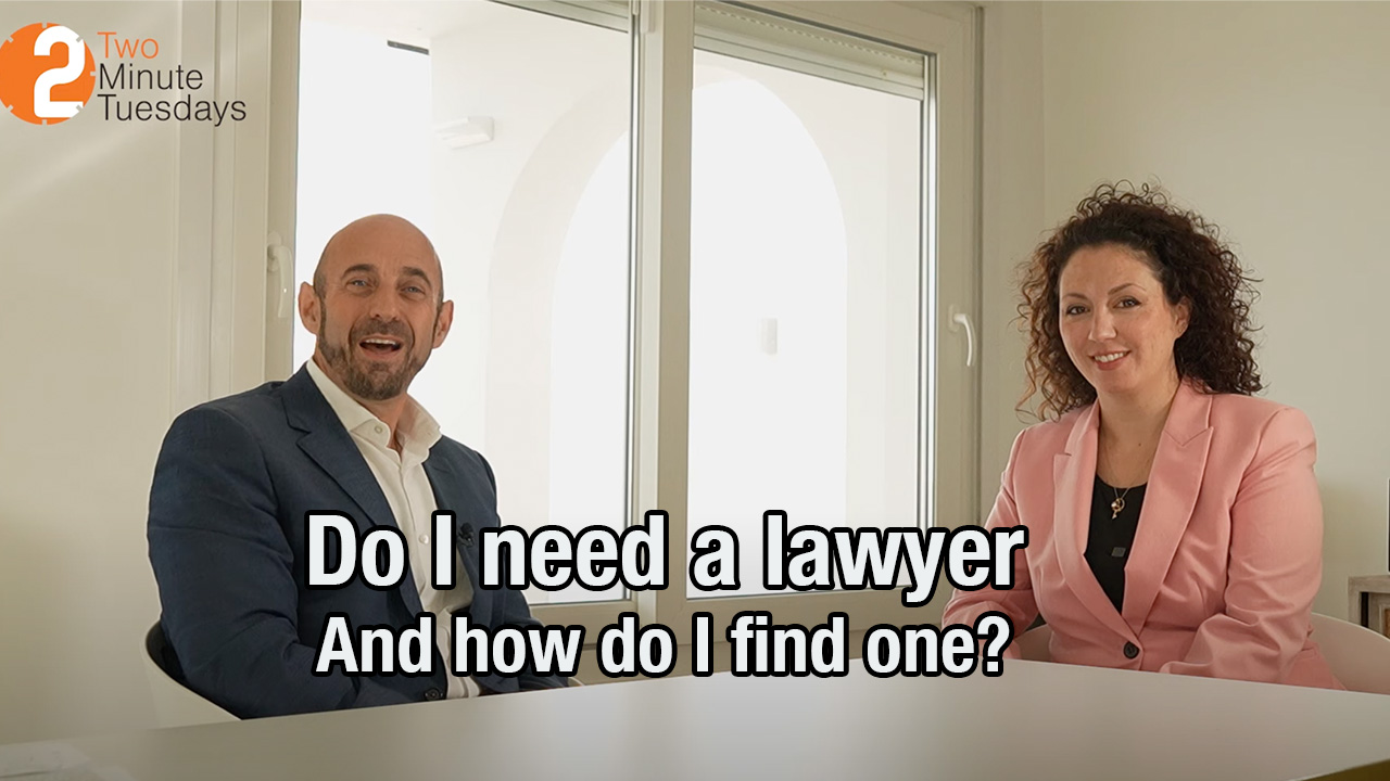 Do I need a lawyer for my Mijas Costa property purchase? | 2 Minute Tuesdays Ep14