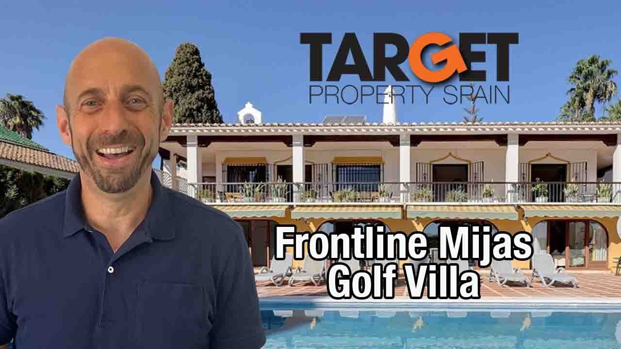 Spacious 4-Bedroom Frontline Golf Villa in Mijas Golf with Endless Potential