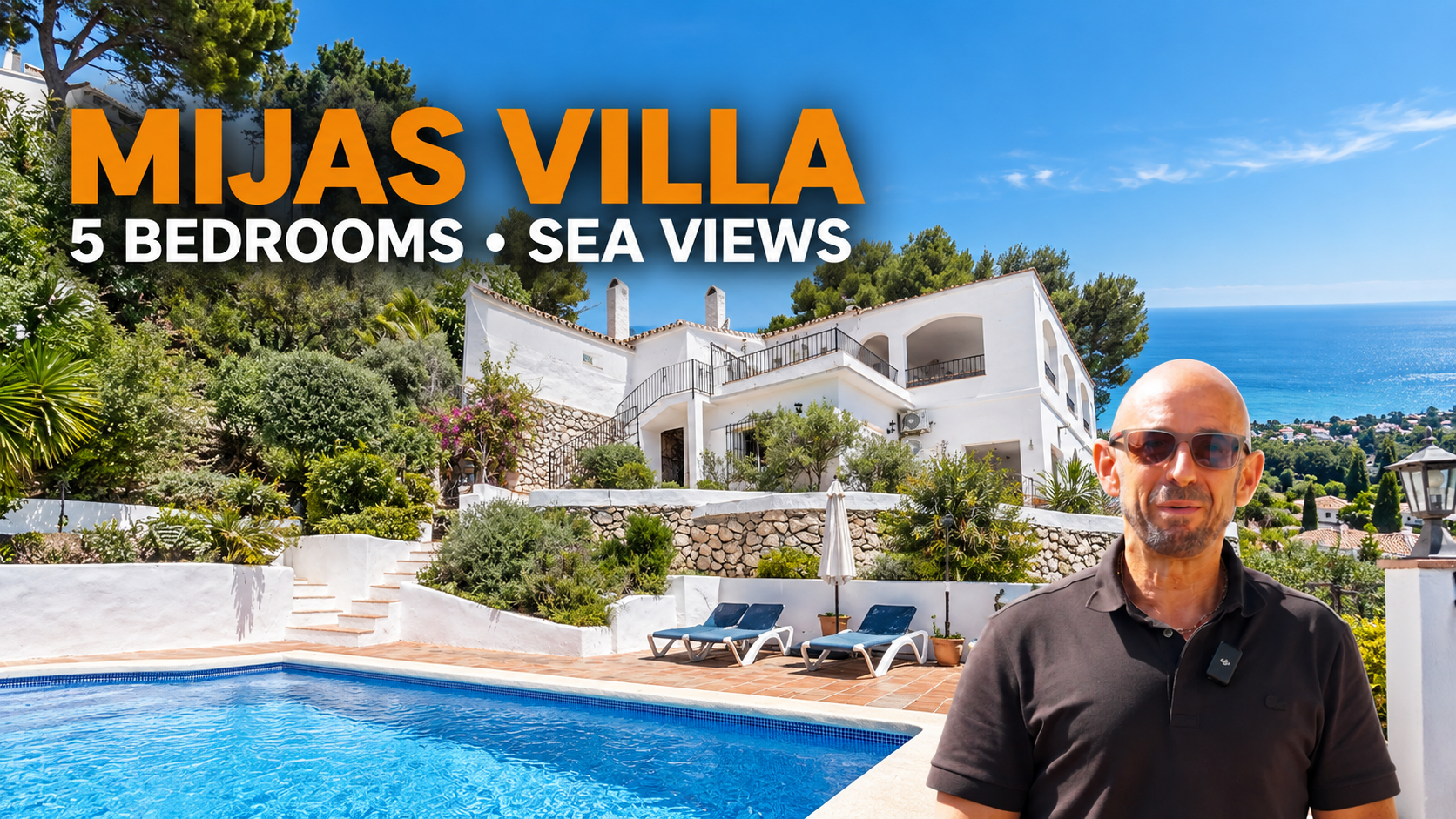 Luxury 5-Bedroom Villa for Sale in Mijas with Panoramic Sea Views